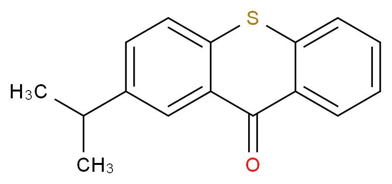 2-(propan-2-yl)-9H-thioxanthen-9-one_分子结构_CAS_5495-84-1