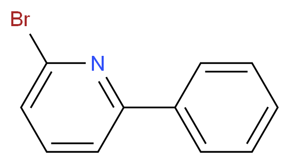 2-bromo-6-phenylpyridine_分子结构_CAS_39774-26-0