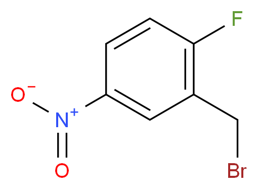 2-Bromomethyl-1-fluoro-4-nitro-benzene_分子结构_CAS_454-15-9)