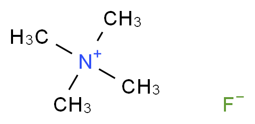 tetramethylazanium fluoride_分子结构_CAS_373-68-2