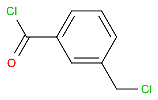 3-(chloromethyl)benzoyl chloride_分子结构_CAS_63024-77-1