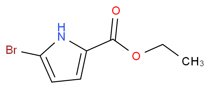 ethyl 5-bromo-1H-pyrrole-2-carboxylate_分子结构_CAS_740813-37-0