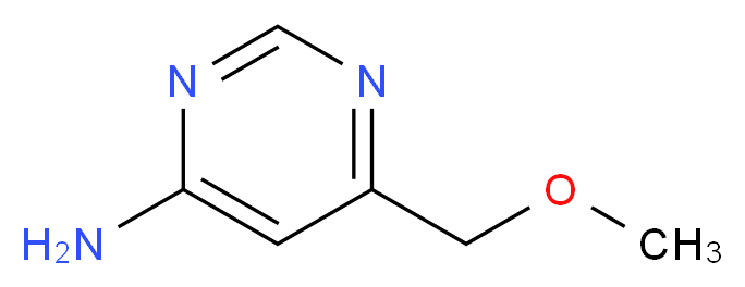 6-(methoxymethyl)pyrimidin-4-amine_分子结构_CAS_302964-09-6