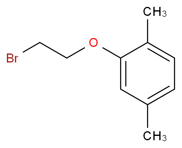 2-(2-bromoethoxy)-1,4-dimethylbenzene_分子结构_CAS_37136-96-2)