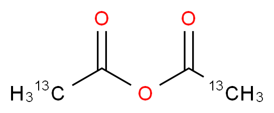 乙酸酐-2,2′-13C2_分子结构_CAS_98006-45-2)