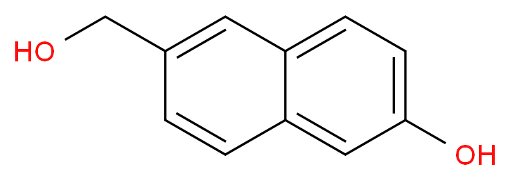 6-hydroxy-2-Naphthalenemethanol_分子结构_CAS_309752-65-6)