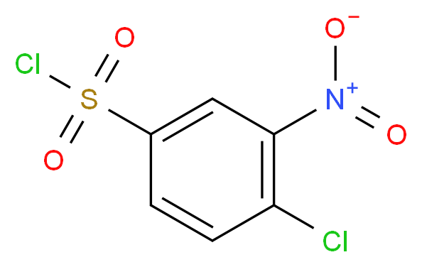 4-Chloro-3-nitrobenzenesulfonyl chloride_分子结构_CAS_97-08-5)