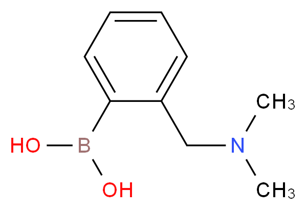 2-(N,N-Dimethylaminomethyl)phenyl-boronic acid_分子结构_CAS_85107-53-5)
