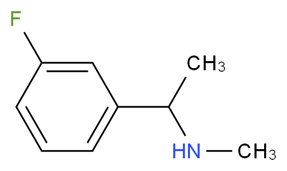alpha,N-Dimethyl-3-fluorobenzylamine_分子结构_CAS_820209-02-7)