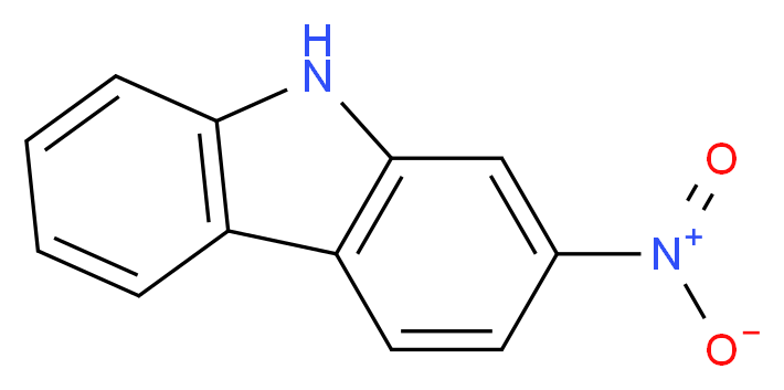 2-nitro-9H-carbazole_分子结构_CAS_14191-22-1