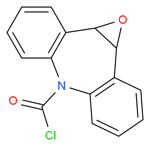 Iminostilbene 10,11-Epoxide-N-carbonyl Chloride _分子结构_CAS_41359-09-5)