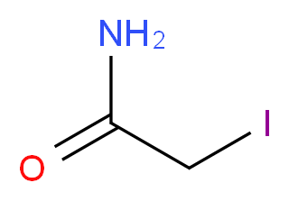 2-碘乙酰胺_分子结构_CAS_144-48-9)