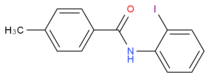 N-(2-Iodophenyl)-4-methylbenzamide_分子结构_CAS_349089-26-5)