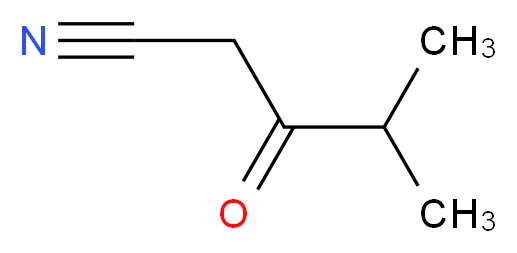 4-methyl-3-oxopentanenitrile_分子结构_CAS_29509-06-6