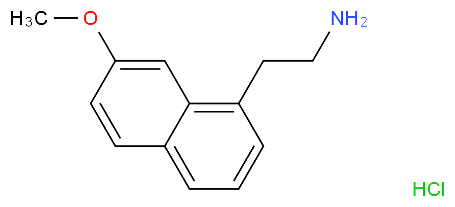 2-(7-methoxynaphthalen-1-yl)ethan-1-amine hydrochloride_分子结构_CAS_139525-77-2