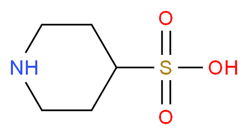 piperidine-4-sulfonic acid_分子结构_CAS_72450-62-5
