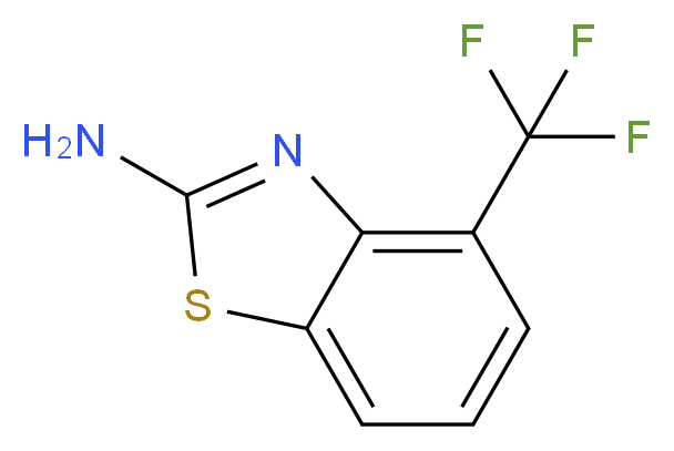 4-(trifluoromethyl)-1,3-benzothiazol-2-amine_分子结构_CAS_60388-36-5)