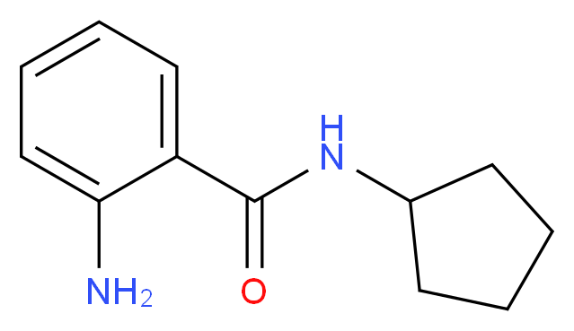 2-amino-N-cyclopentylbenzamide_分子结构_CAS_142141-37-5)