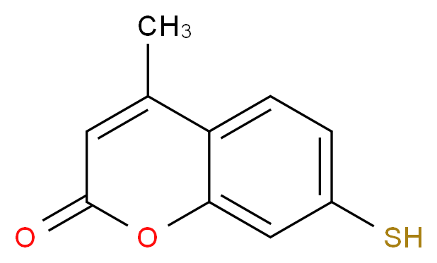 4-methyl-7-sulfanyl-2H-chromen-2-one_分子结构_CAS_137215-27-1