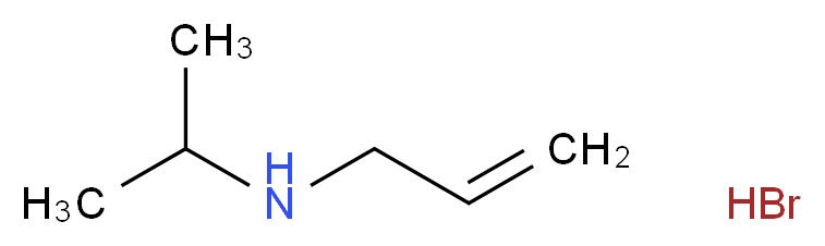 N-Allyl-N-isopropylamine hydrobromide_分子结构_CAS_)