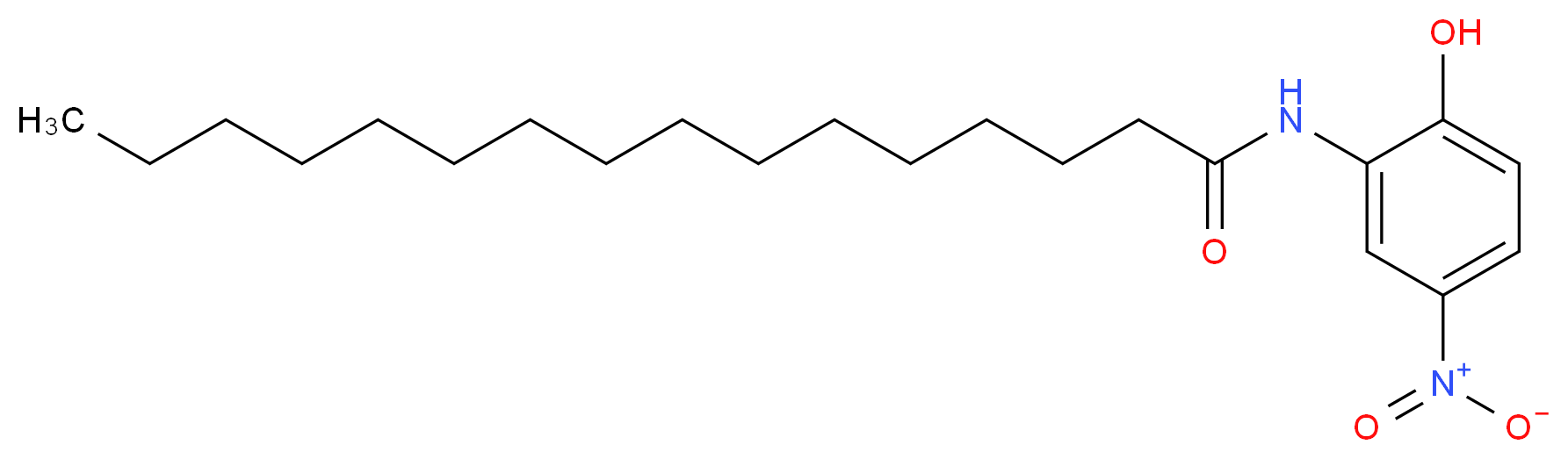 N-(2-hydroxy-5-nitrophenyl)hexadecanamide_分子结构_CAS_60301-87-3