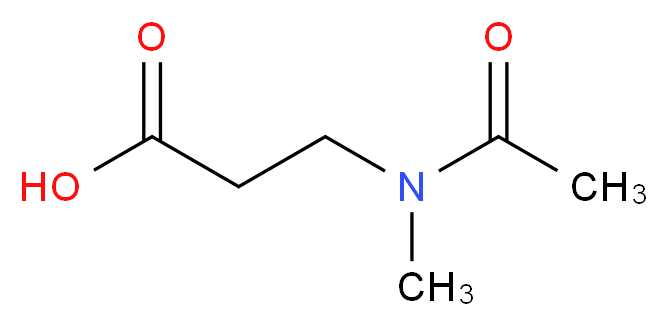 3-[Acetyl(methyl)amino]propanoic acid_分子结构_CAS_58706-66-4)