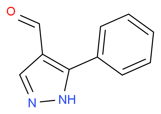 3-Phenyl-1H-pyrazole-4-carbaldehyde_分子结构_CAS_)