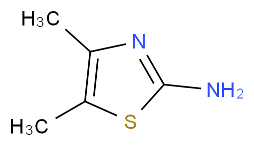 4,5-dimethylthiazol-2-amine_分子结构_CAS_2289-75-0)