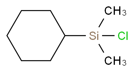 chloro(cyclohexyl)dimethylsilane_分子结构_CAS_71864-47-6