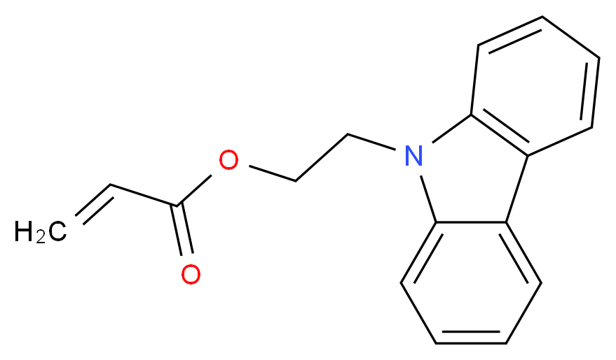 2-(9H-咔唑-9-基)丙烯酰酸乙酯_分子结构_CAS_6915-68-0)