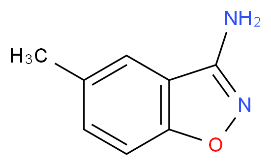 5-methyl-1,2-benzoxazol-3-amine_分子结构_CAS_89976-56-7