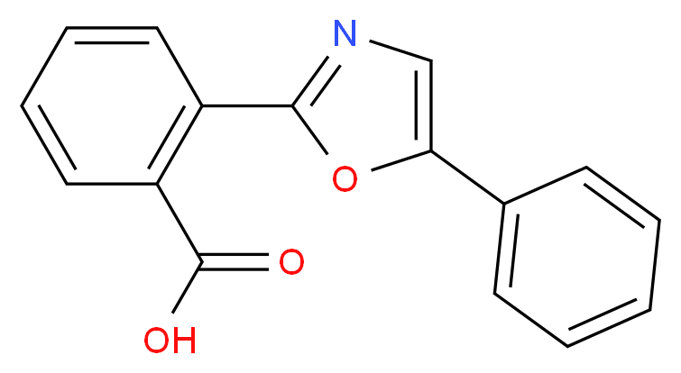 2-(5-Phenyl-1,3-oxazol-2-yl)benzoic acid_分子结构_CAS_23464-97-3)