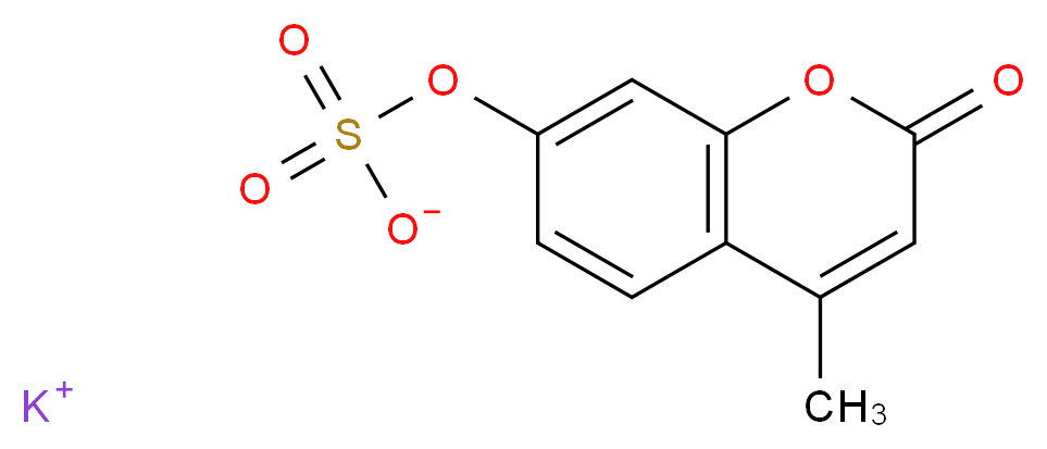 4-Methylumbelliferyl sulfate potassium salt_分子结构_CAS_15220-11-8)