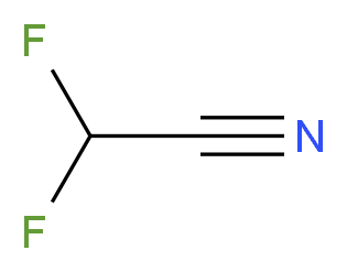 2,2-difluoroacetonitrile_分子结构_CAS_359-12-6