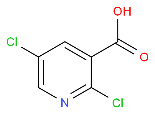 2,5-dichloropyridine-3-carboxylic acid_分子结构_CAS_59782-85-3