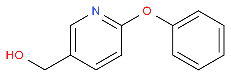 5-(Hydroxymethyl)-2-phenoxypyridine 97%_分子结构_CAS_101990-68-5)