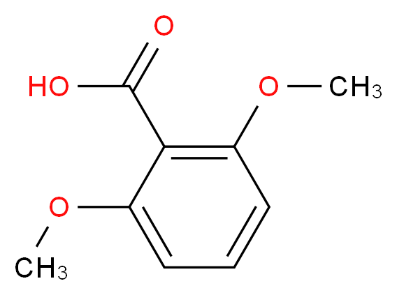 2,6-dimethoxybenzoic acid_分子结构_CAS_1466-76-8