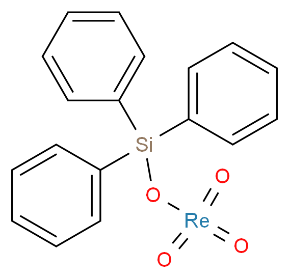 三氧杂(三苯基硅氧基)铼(VII)_分子结构_CAS_60624-60-4)