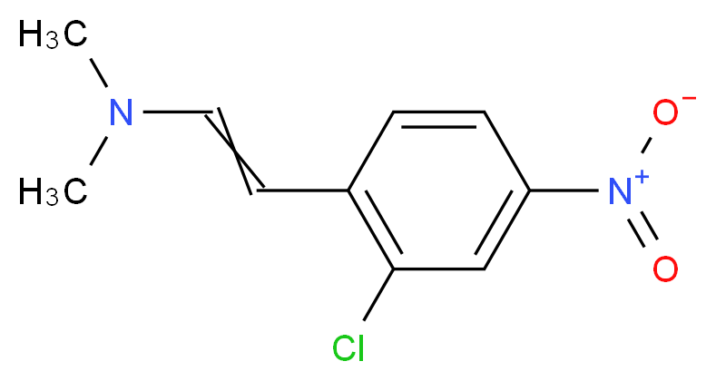 2-(2-CHLORO-4-NITROPHENYL)-N,N-DIMETHYLETHENAMINE_分子结构_CAS_85544-62-3)