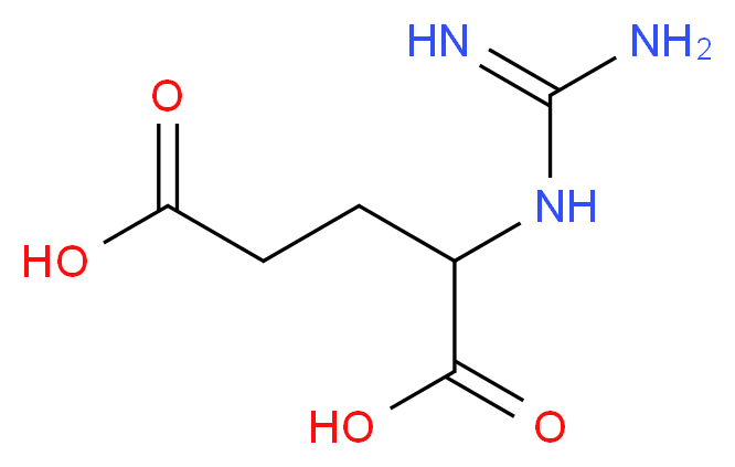 α-Guanidinoglutaric acid_分子结构_CAS_73477-53-9)