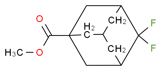 methyl 4,4-difluoroadamantane-1-carboxylate_分子结构_CAS_1313739-04-6