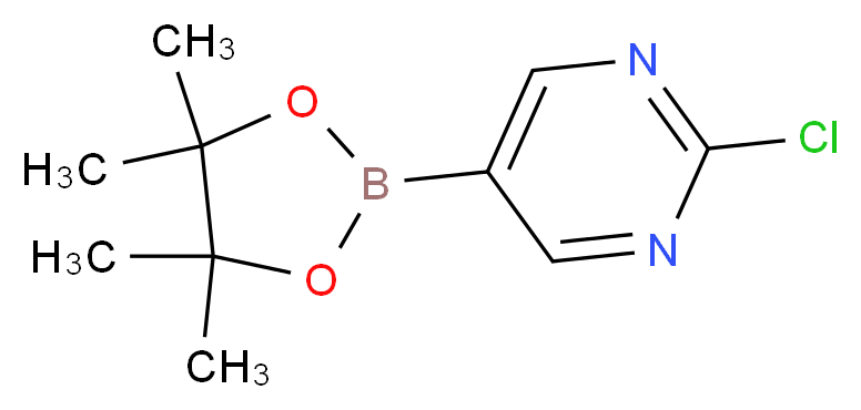 2-Chloropyrimidine-5-boronic acid, pinacol ester_分子结构_CAS_1003845-08-6)