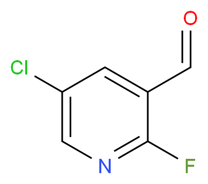 5-Chloro-2-fluoronicotinaldehyde_分子结构_CAS_882679-90-5)