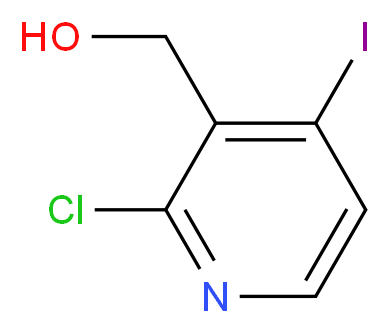 (2-Chloro-4-iodopyridin-3-yl)methanol_分子结构_CAS_884494-44-4)