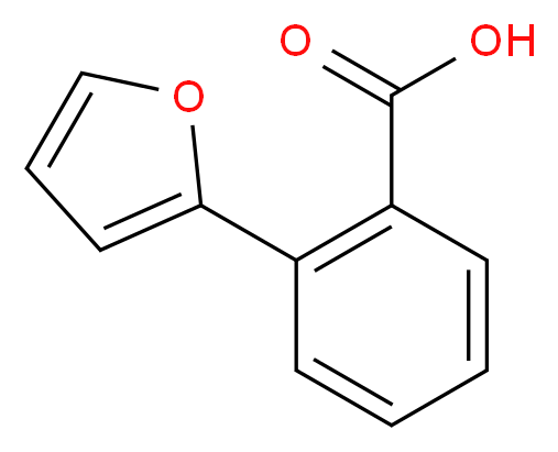 2-(Fur-2-yl)benzoic acid_分子结构_CAS_331942-47-3)