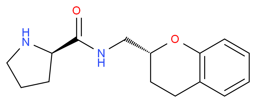 N-[(2R)-3,4-dihydro-2H-chromen-2-ylmethyl]-D-prolinamide_分子结构_CAS_)