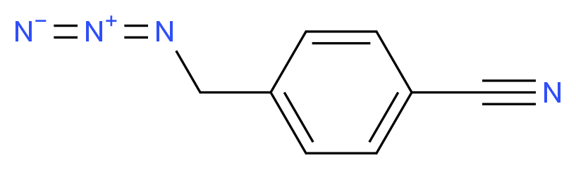 4-(azidomethyl)benzonitrile_分子结构_CAS_84466-87-5
