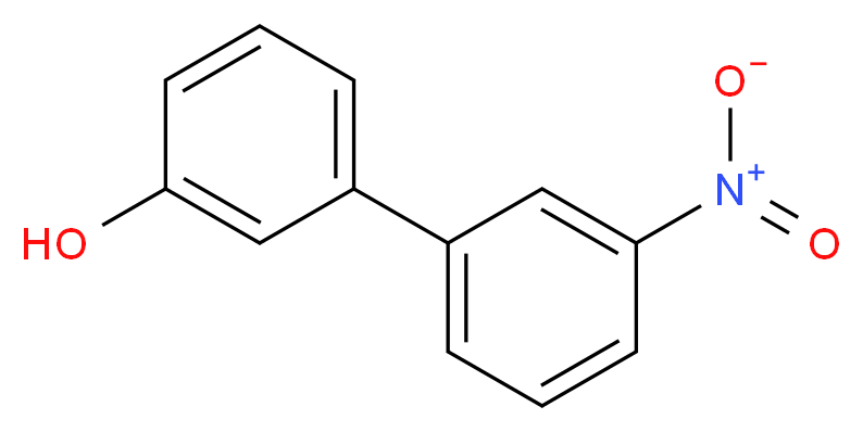 3-(3-nitrophenyl)phenol_分子结构_CAS_136539-67-8