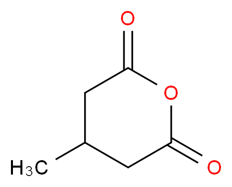 3-甲基戊二酸酐_分子结构_CAS_4166-53-4)