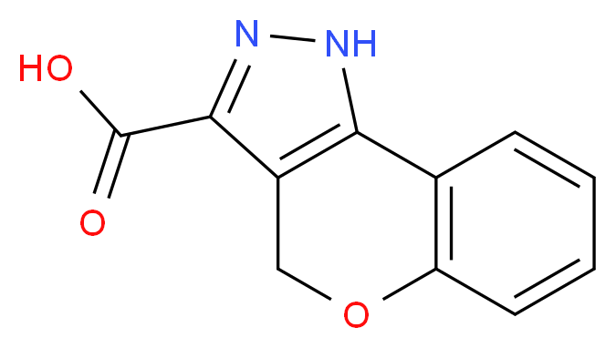 1,4-Dihydrochromeno[4,3-c]pyrazole-3-carboxylic acid_分子结构_CAS_)